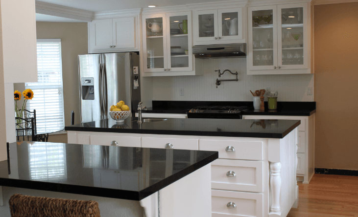 Countertop Edges, How To Cut Granite Countertop Corners In Kitchen Cabinets